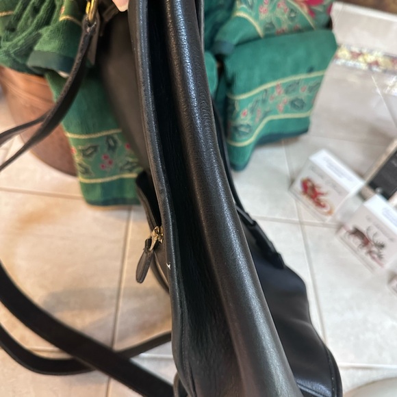 Vintage Coach Black Leather Backpack - Picture 7 of 16